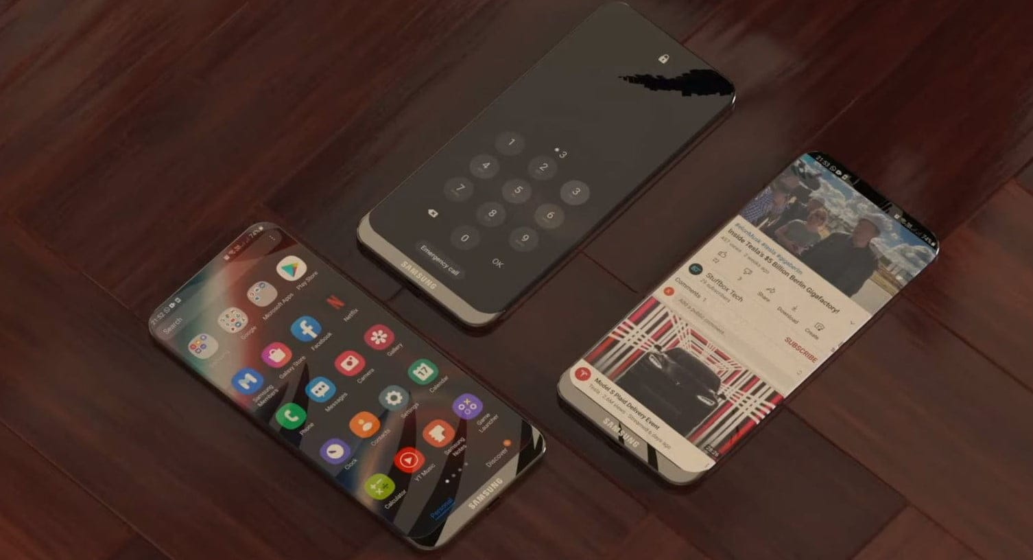 Samsung Transparent Concept Phone