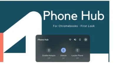 Chrome OS Android Phone Hub
